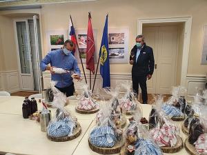 Chefs Care ali Peter Patajac na obisku pri Civilni zaščiti Občine Sežana 1